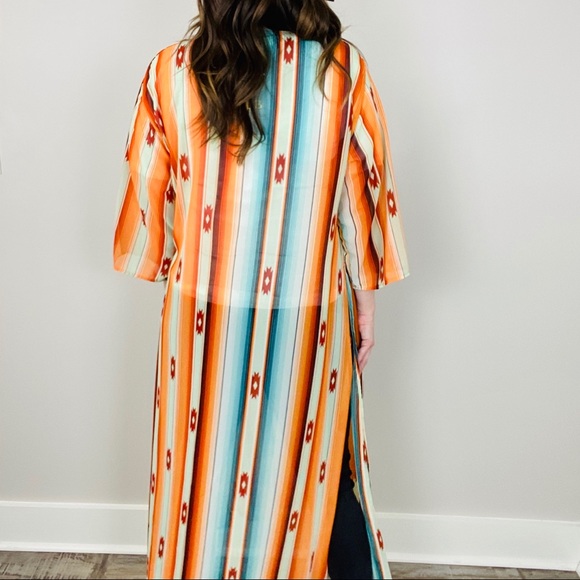 Southwest Sunset Kimono Duster - Picture 7 of 8